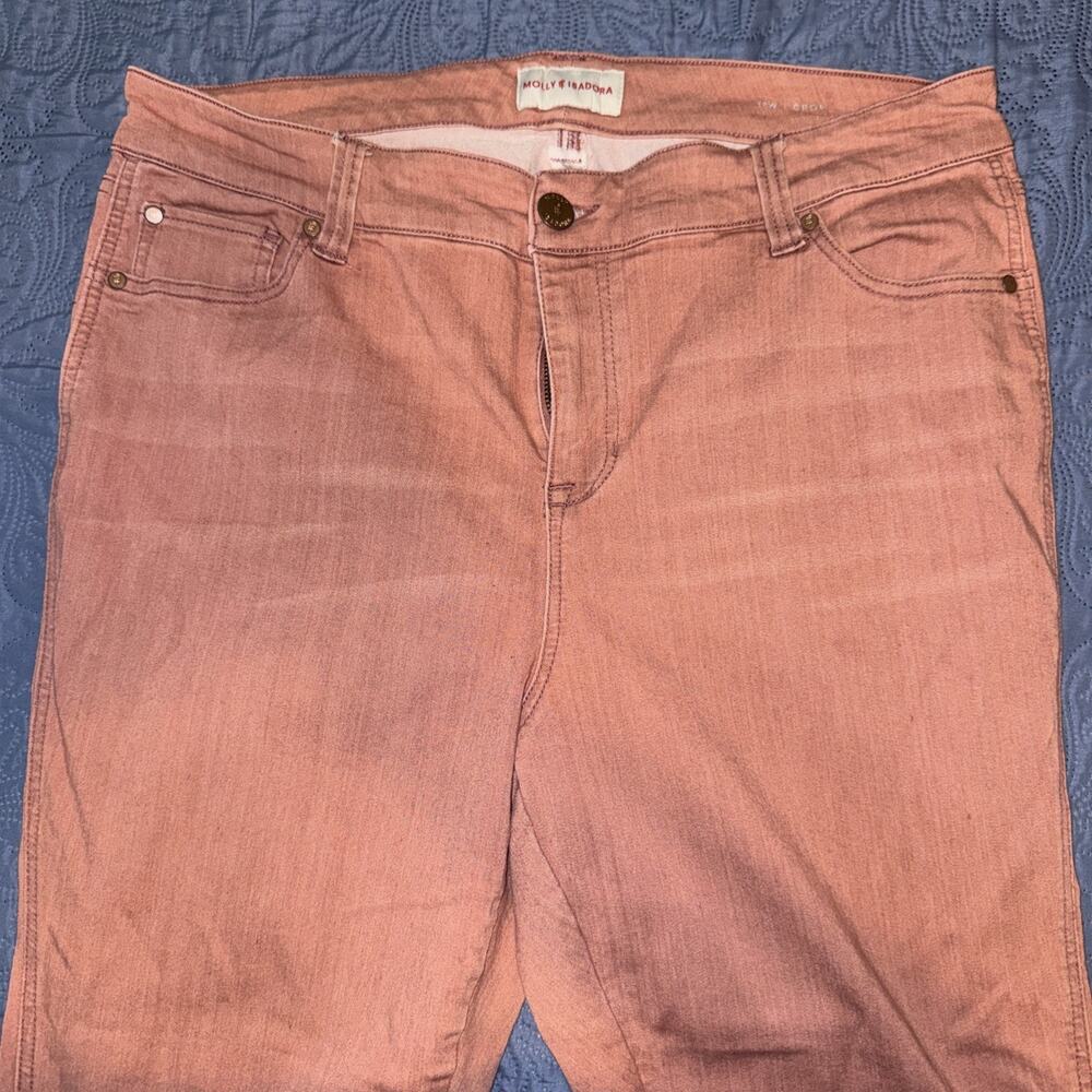 Molly & Isadora. Pink Jeans Size 18 Women